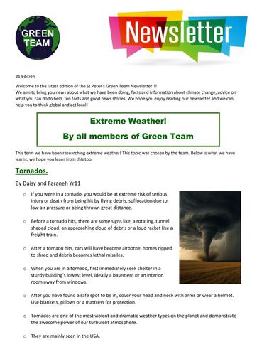 GreenTeam Newsletter 21