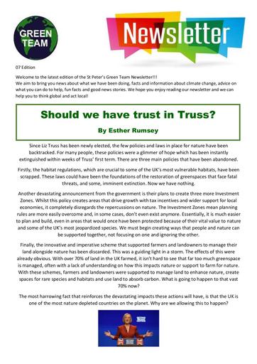 Green Team Newsletter 07